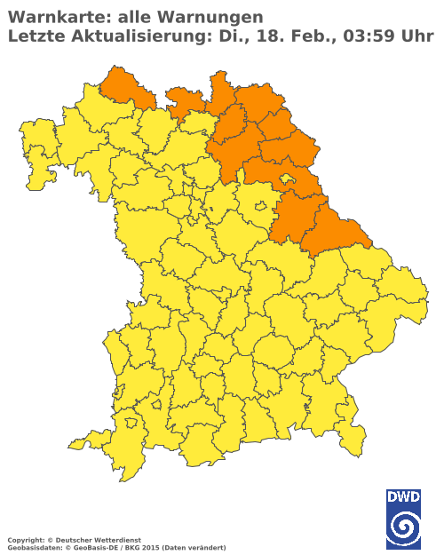 Aktuelle Wetterwarnungen für  Hannover